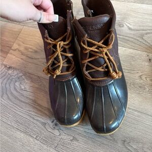 sperry duck boots